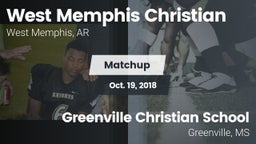 Matchup: West Memphis Christi vs. Greenville Christian School 2018