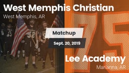 Matchup: West Memphis Christi vs. Lee Academy  2019