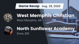 Recap: West Memphis Christian  vs. North Sunflower Academy  2020