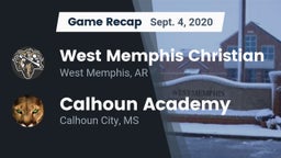 Recap: West Memphis Christian  vs. Calhoun Academy 2020