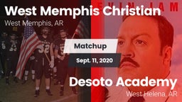 Matchup: West Memphis Christi vs. Desoto Academy  2020