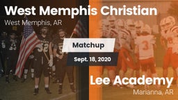 Matchup: West Memphis Christi vs. Lee Academy  2020
