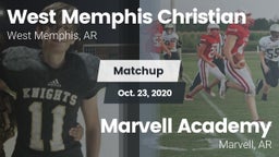 Matchup: West Memphis Christi vs. Marvell Academy  2020