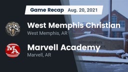 Recap: West Memphis Christian  vs. Marvell Academy  2021