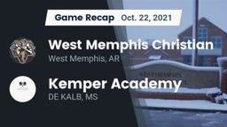 Recap: West Memphis Christian  vs. Kemper Academy 2021