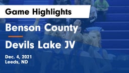 Benson County  vs Devils Lake JV Game Highlights - Dec. 4, 2021