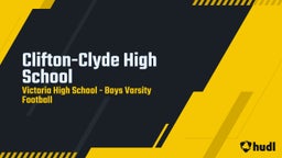 Victoria football highlights Clifton-Clyde High School