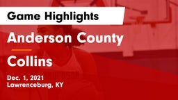 Anderson County  vs Collins  Game Highlights - Dec. 1, 2021
