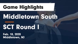 Middletown South  vs SCT Round I Game Highlights - Feb. 18, 2020