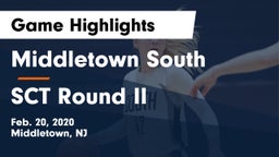 Middletown South  vs SCT Round II Game Highlights - Feb. 20, 2020