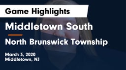 Middletown South  vs North Brunswick Township  Game Highlights - March 3, 2020