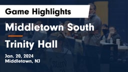 Middletown South  vs Trinity Hall  Game Highlights - Jan. 20, 2024