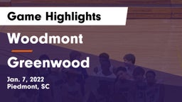 Woodmont  vs Greenwood  Game Highlights - Jan. 7, 2022