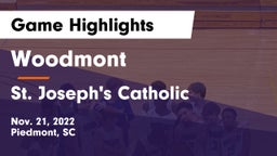 Woodmont  vs St. Joseph's Catholic  Game Highlights - Nov. 21, 2022