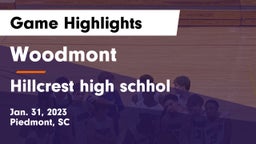 Woodmont  vs Hillcrest high schhol Game Highlights - Jan. 31, 2023