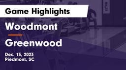 Woodmont  vs Greenwood  Game Highlights - Dec. 15, 2023