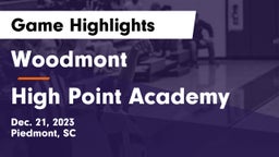 Woodmont  vs High Point Academy Game Highlights - Dec. 21, 2023