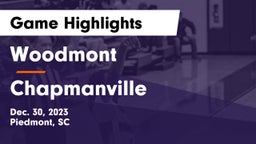 Woodmont  vs Chapmanville  Game Highlights - Dec. 30, 2023