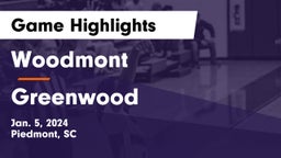 Woodmont  vs Greenwood  Game Highlights - Jan. 5, 2024