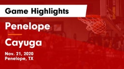 Penelope  vs Cayuga  Game Highlights - Nov. 21, 2020