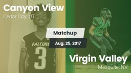 Matchup: Canyon View vs. ****** Valley  2017