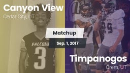 Matchup: Canyon View vs. Timpanogos  2017