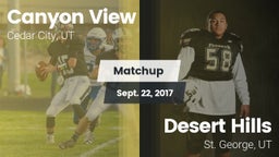 Matchup: Canyon View vs. Desert Hills  2017