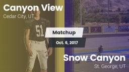 Matchup: Canyon View vs. Snow Canyon  2017
