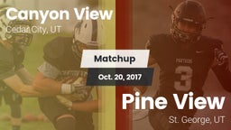 Matchup: Canyon View vs. Pine View  2017
