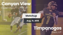 Matchup: Canyon View vs. Timpanogos  2018