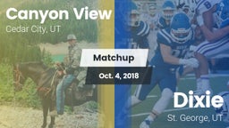 Matchup: Canyon View vs. Dixie  2018