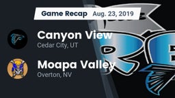 Recap: Canyon View  vs. Moapa Valley  2019