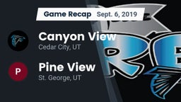 Recap: Canyon View  vs. Pine View  2019