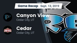 Recap: Canyon View  vs. Cedar  2019