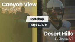 Matchup: Canyon View vs. Desert Hills  2019