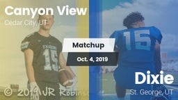 Matchup: Canyon View vs. Dixie  2019