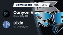 Recap: Canyon View  vs. Dixie  2019