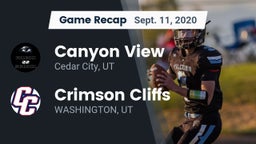 Recap: Canyon View  vs. Crimson Cliffs  2020