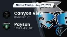 Recap: Canyon View  vs. Payson  2021