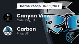 Recap: Canyon View  vs. Carbon  2021