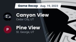 Recap: Canyon View  vs. Pine View  2023