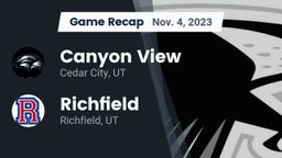 Recap: Canyon View  vs. Richfield  2023