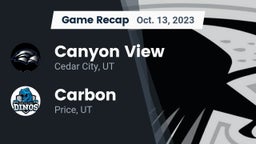 Recap: Canyon View  vs. Carbon  2023