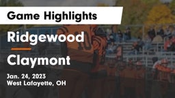 Ridgewood  vs Claymont  Game Highlights - Jan. 24, 2023