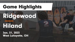 Ridgewood  vs Hiland  Game Highlights - Jan. 31, 2023