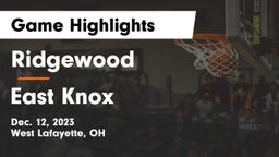 Ridgewood  vs East Knox  Game Highlights - Dec. 12, 2023