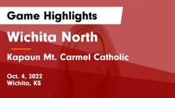 Wichita North  vs Kapaun Mt. Carmel Catholic  Game Highlights - Oct. 4, 2022