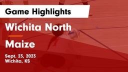 Wichita North  vs Maize  Game Highlights - Sept. 23, 2023