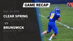 Recap: Clear Spring  vs. Brunswick  2015