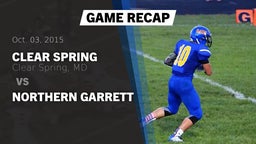 Recap: Clear Spring  vs. Northern Garrett 2015